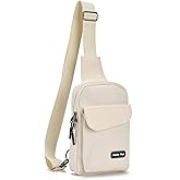 Seoky Rop Small Crossbody Bags for Women Men Nylon Water Resistant Sling Bag for Running Workout Travel