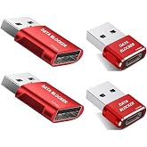 BUISAMG Data Blocker, USB C Data Blocker Protect Against Juice Jacking | USB Data Blocker for iphone 17 and Any USB C Mobile Phone Charge, Refuse Hacking. (4-Pack)