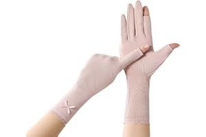 SUNTRADE Summer Non-Slip UV Protection Driving Gloves Half Finger Touch Screen Outdoor Mittens