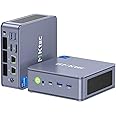 GMKtec Mini PC Intel i7-13620H (Up to 4.9GHz) 32GB DDR5+2TB PCIe4.0 SSD i225V Dual NIC Mini Desktop Computers/USB-C/USB4.0 K7 Plus Blue