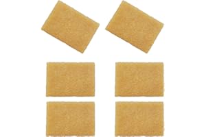 ZHUOHAI 6PCS Rubber Cement Eraser - Glue Runner & Residue Pick-Up Eraser for Removing Adhesive & Residues from Paper, Plastic & More