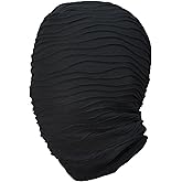 Mystery Full Face Mask Halloween Cosplay Stretch Fabric Costumes Accessories Masquerade Party Out See Through Hood