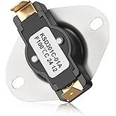 Snap Disc Thermostat Switch(100&deg;FON and85&deg;F Off) fit Fireplace Fans | fit Wood Stove Fans ,Wall &amp; Floor Furnaces,Greenhouse cooling fans,RV refrigerator cooling fans,Solar water heaters