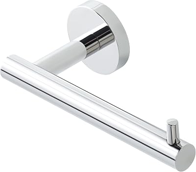 Sayayo Chrome Toilet Roll Holder SUS304 Wall Mounted Loo Tissue Bar EGYT6130-C