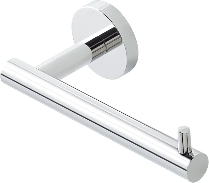 Sayayo Chrome Toilet Roll Holder SUS304 Wall Mounted Loo Tissue Bar EGYT6130-C