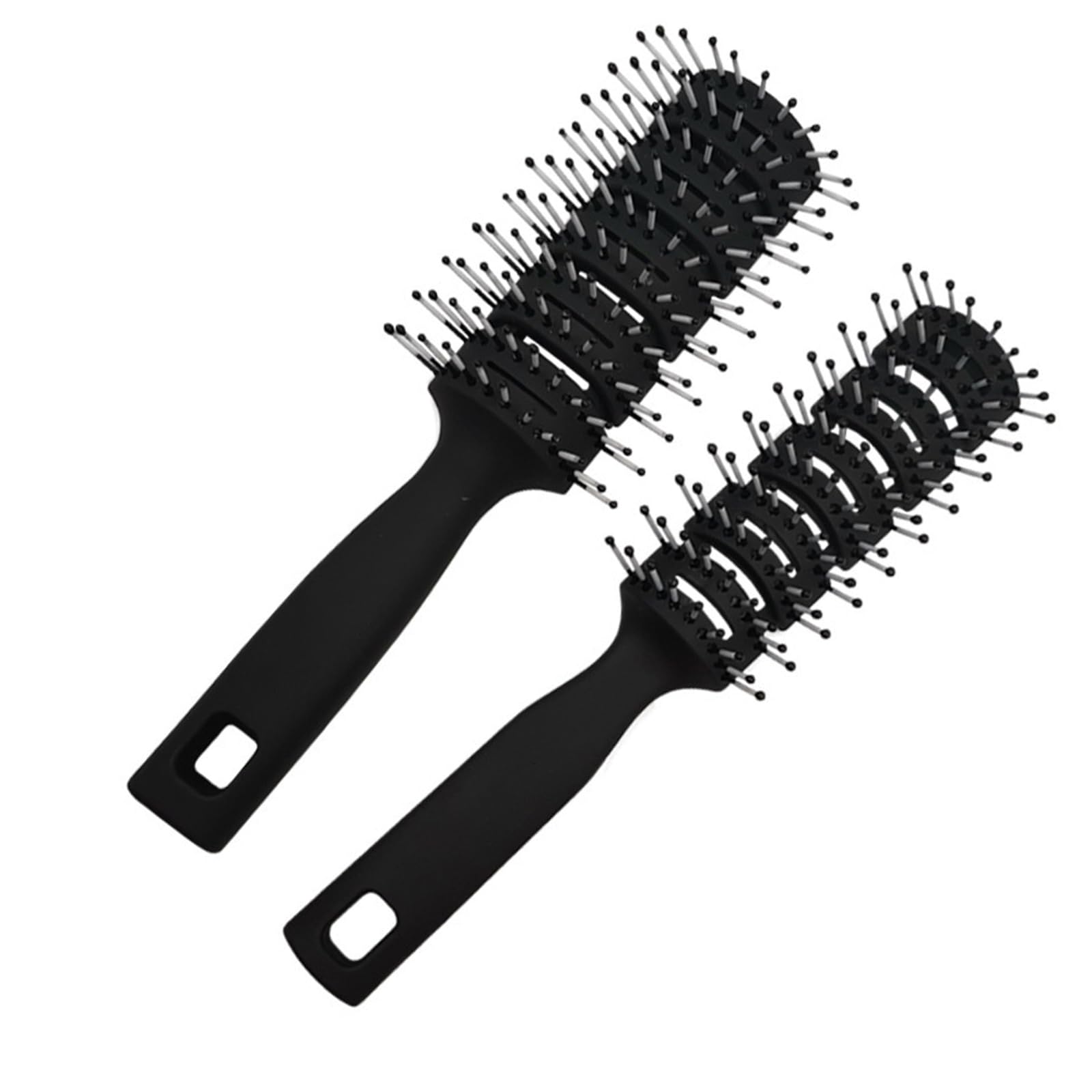 YongXiangPeng Hair Brush,2 Pcs Vent Hair Brush Professional Styling Hairbrush for Slicked Back Anti Static Detangling Hair Brush for Wet Short Curly Straight Hair,Can Be Used Hair Brush Women