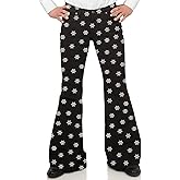 Men's Relaxed Vintage Snowflake 60s 70s Bell Bottom Stretch Fit Classic Flared Flares Retro Disco Denim Jeans Pants