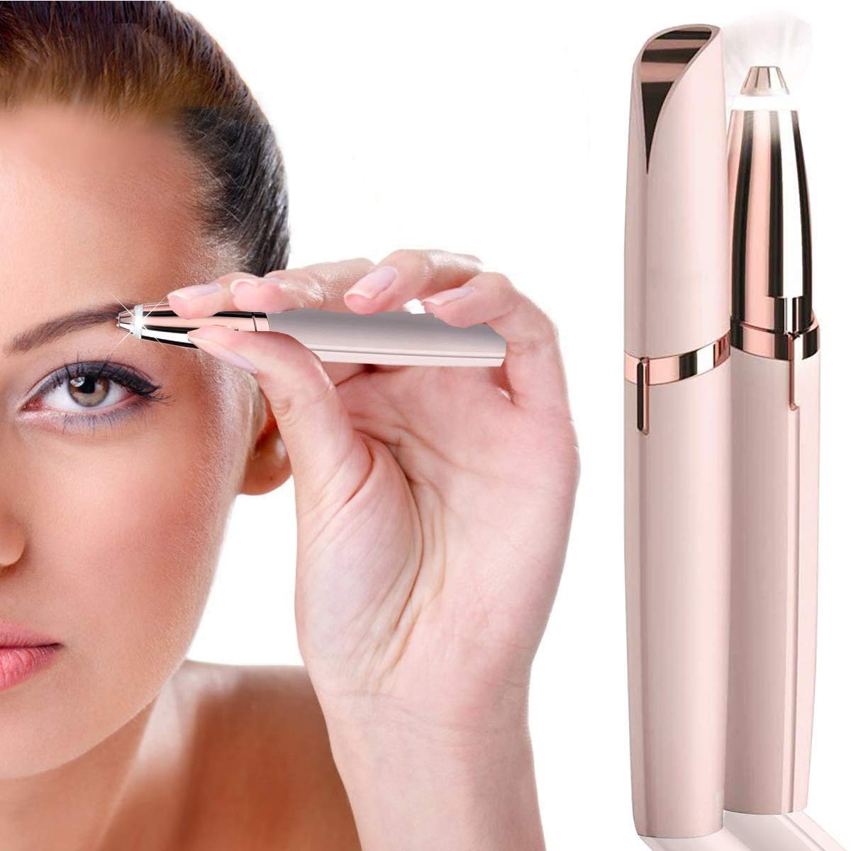 Flawlessly Hair Remover Brows Best Eyebrow Trimmer, Painless Portable