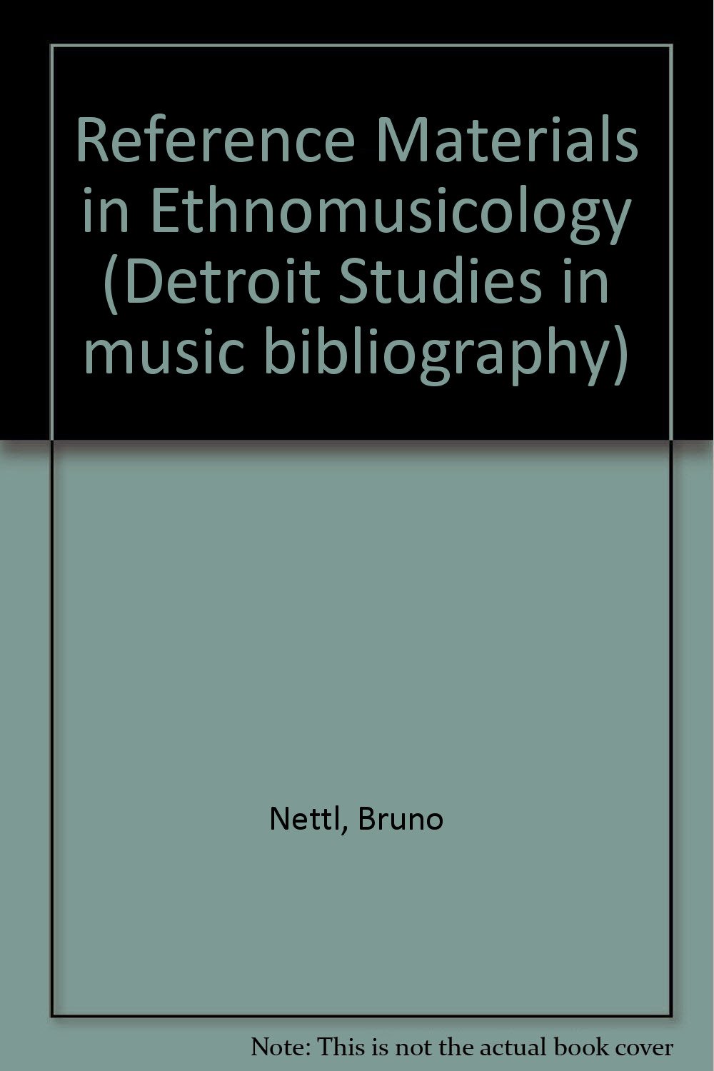 Reference Materials in Ethnomusicology cover art