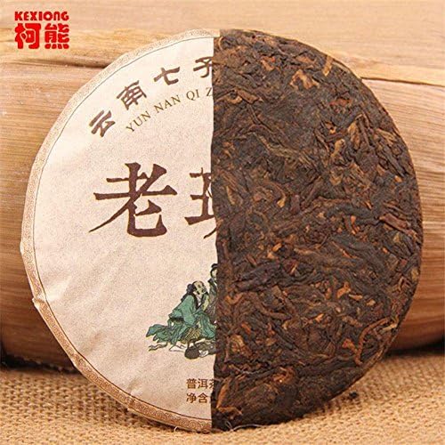 C-PE005 Yunnan puer tea pu er old ban zhang ripe Pu'er tea shu cha Seven cakes cooked red pu erh tea puerh organic healthy food