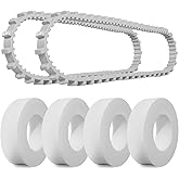 GVCVHVCV 9985006-R2 Track &amp; Ring Compatible with Dolphin Nautilus CC Plus | 6101611-R4 Climbing Rings Replacement Parts Compatible With Maytronics Dolphin Nautilus Cc Plus Robotic Pool Robot (6 Pack)