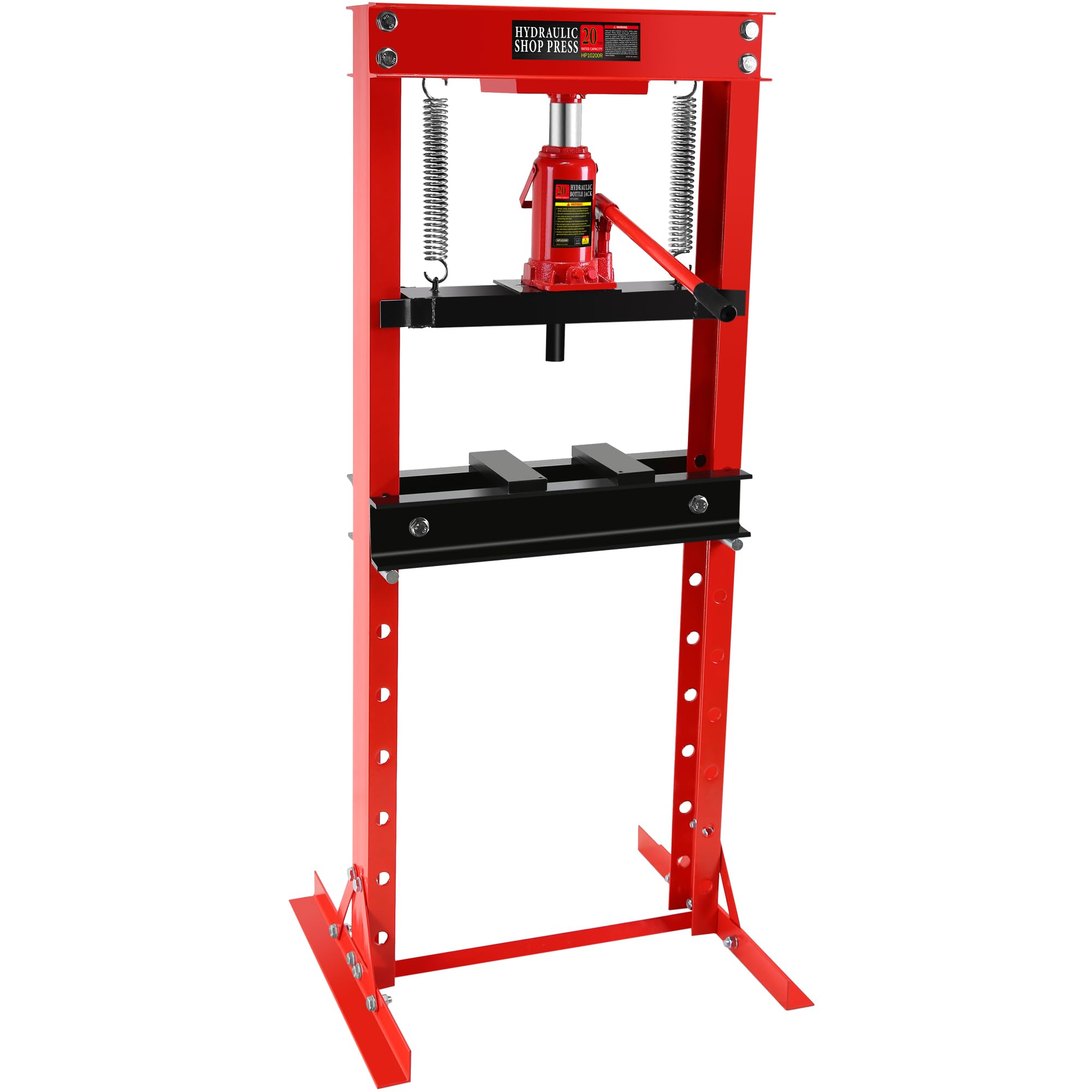 Photo 1 of ******************FOR PARTS ONLY- MISSING PARTS****************
Hydraulic Shop Press,20 Ton H-Frame Garage Floor Adjustable Shop Bearing Press with Stamping Plates to Bend, Straighten, Or Press Parts, Install Bearings & U-Jointsess