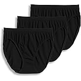 Jockey Women's Underwear Comfies Microfiber French Cut - 3 Pack