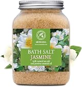 AROMATIKA Jasmine Bath Salts 1300g Natural Essential Oil for Sleep & Stress view 2