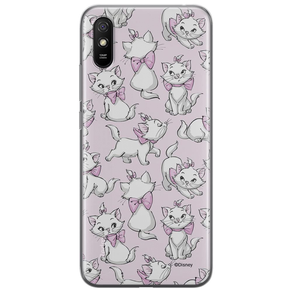 ERT GROUP mobile phone case for Xiaomi REDMI 9A original and officially Licensed Disney pattern Marie 003 optimally adapted to the shape of the mobile phone, case made of TPU