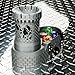 Solid Factory | Medieval Dice Tower with Tray and Dice Vault - Silver Lustre