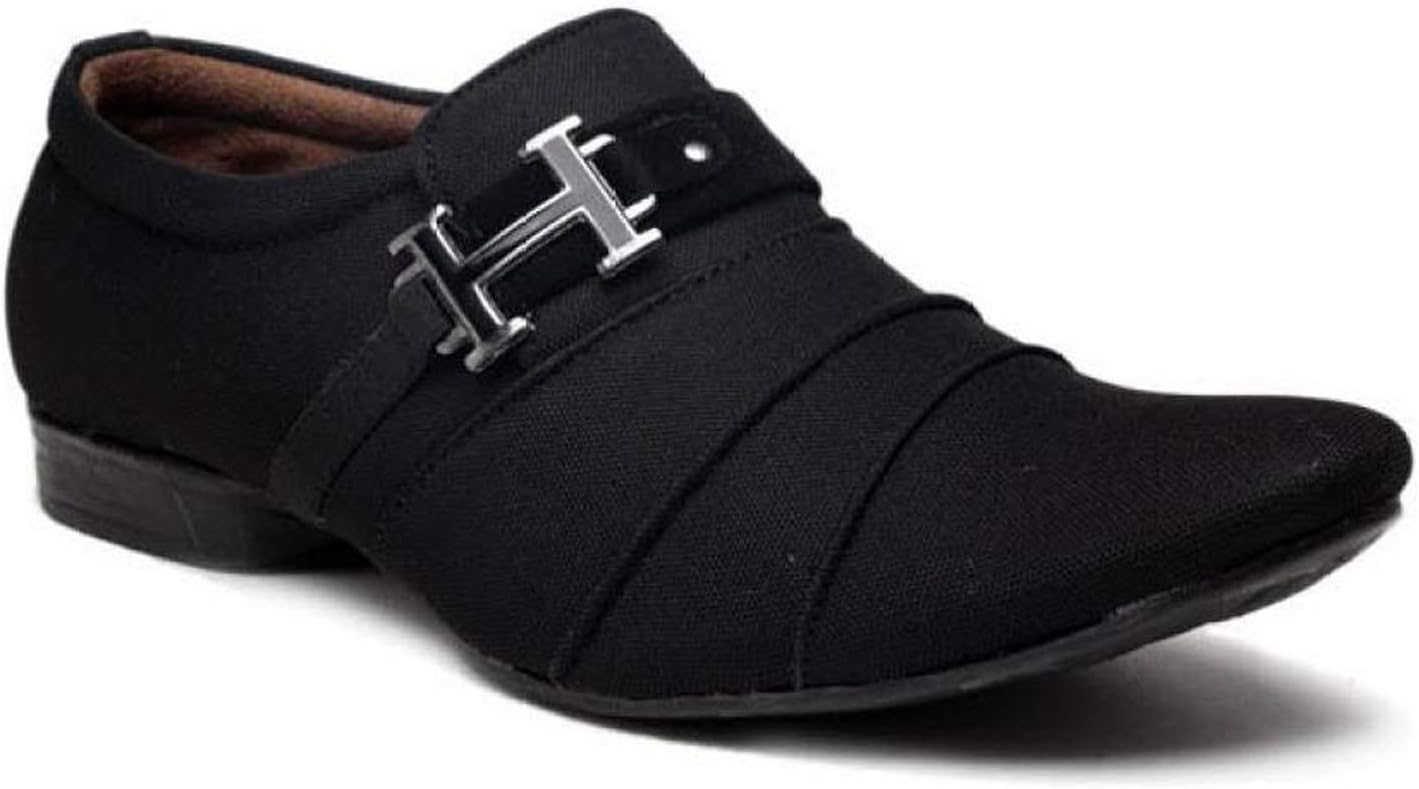 Crown Sapphire Shoes for Men (Black) UK-8