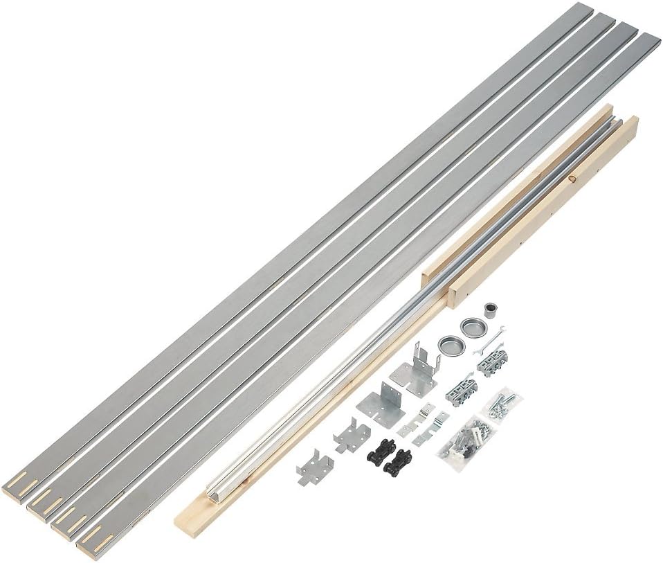 Henderson Pocket Door Hardware Kit, for Doors Weighing up to 60