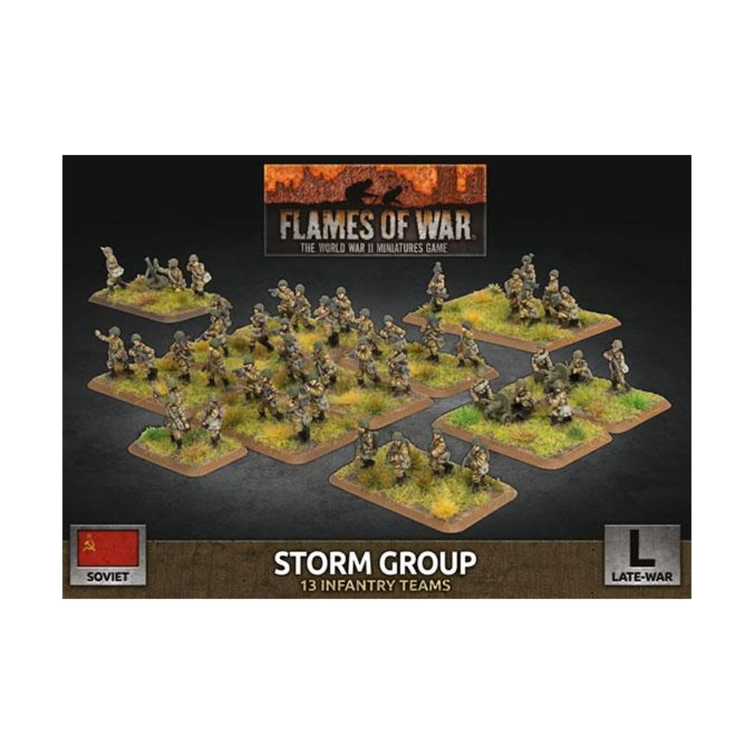 Flames of War Soviet Storm Group (SBX81)