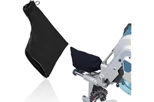 Miter Saw Dust Bag, Dust Collection Bag for 255 Miter Saw with Zipper and Wired Adjustable Stand, Dust Collector Bag for Bags