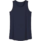 Latuza Women's Viscose Sleep Tank Top Sleeveless Pajamas Shirt