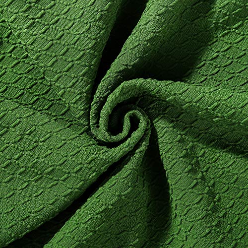 image for smiry Stretch Spandex Jacquard Dining Room Chair Seat Covers, Removabl