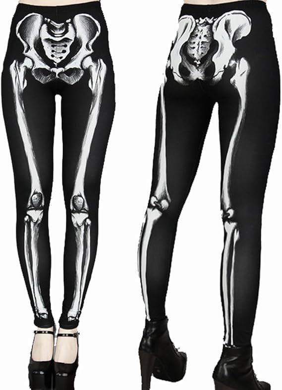 skeleton leggings uk