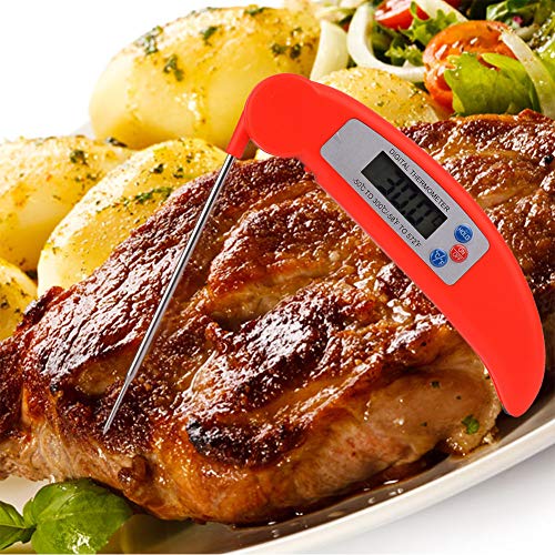 Toxz Food and Meat Digital Thermometer Javelin Thermometer,Instant Read,Stainless Steel Probe for Grill Cooking BBQ,Auto Shut-Off,ÂºF/ÂºC Switchable,Accurate to Â±1ÂºF