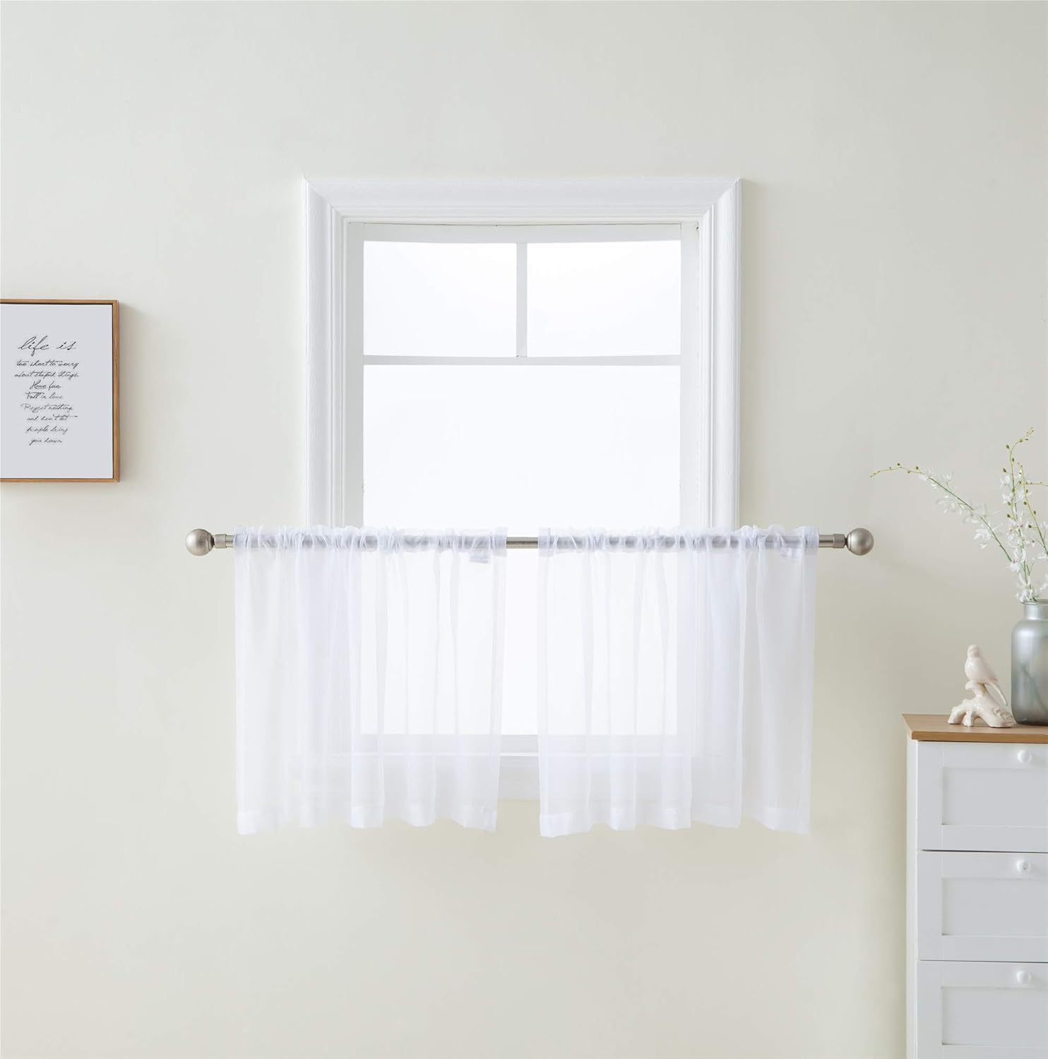 Best 24′ Kitchen Curtains Sheer