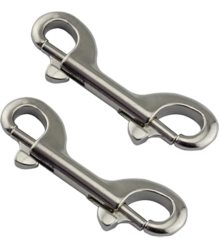 6 Pcs 4.7 Inch Double Ended Bolt Snaps Hook Chain Clips For Dog Leash