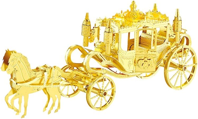 Amazon Mout 3dメタルパズル Royal Carriage 馬車 F222t Diy立体レーザーカットモデルおもちゃアダルト 立体パズル おもちゃ