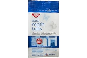 Enoz Willert Home Products E30 Para Moth Ball, White, 10 Oz