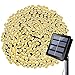 Solarmks Solar String Lights 200 LED Outdoor String Lights 8 Modes Deorative Outdoor Lighting for Garden Patio Lawn Christmas(Warm White)
