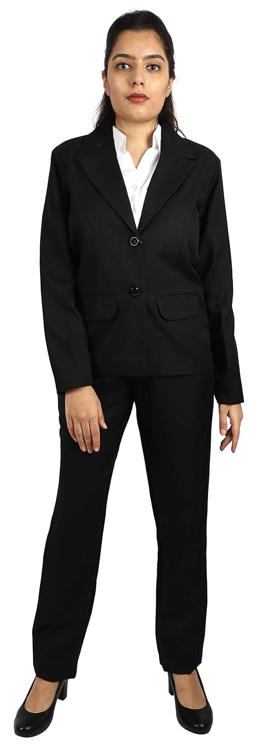 romano women's regular fit trouser suit