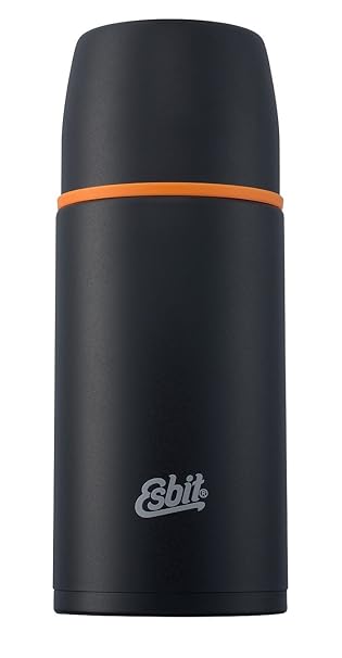 Esbit Isolierflasche | Edelstahl | BPA-Frei | Schwarz, Oliv, Weiß | 1L & mehr | Reise, Outdoor, Angeln | Tee, Kaffee