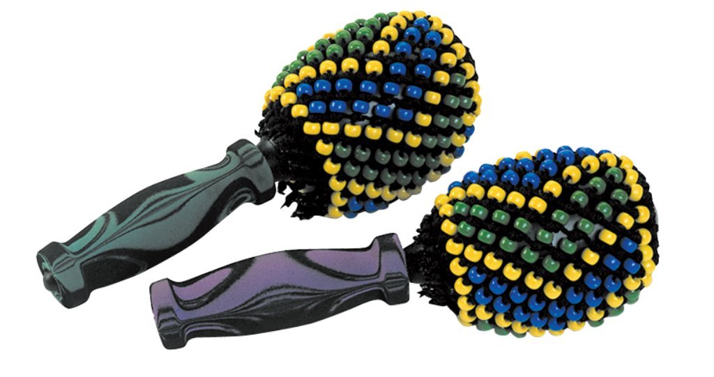Pearl PFM-20 Beaded Maracas - Fiberglass Material - Attached Beads - Excellent Sound Quality and Control - Foam Handles