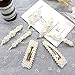 8pcs Pearls Hair Clips Set for Women Girls, Fashion Sweet Artificial Pearl Barrettes, Hair Accessories for Party, Birthday Valentines Day Gifts