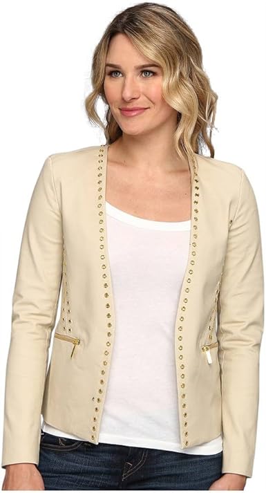 michael kors jacket womens gold