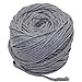 Grey Macrame Cord Cotton Natural Rope Cord Twisted Cord 3 mm 328 Feet 3 Ply Macrame Supplies 3mm for Macrame Wall Hanging Plant Hanger Craft Making Knitting