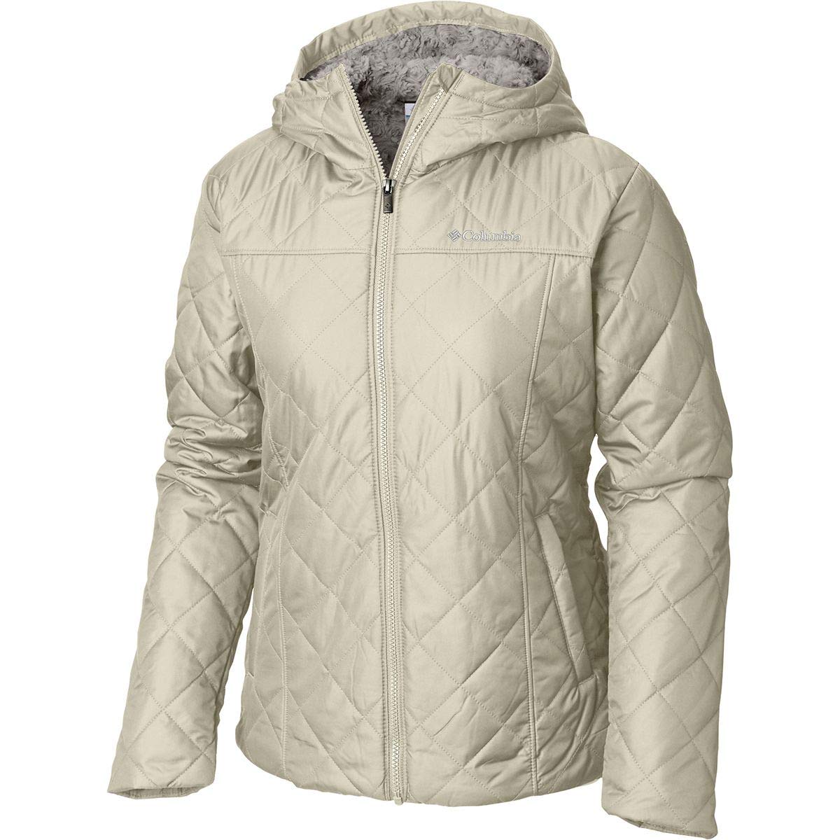 columbia copper crest hooded quilted jacket