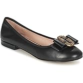 Marc Jacobs Interlock Round Toe Flat Shoes Women Black - 5.5 - Ballerinas Shoes