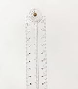 Guagua 2Pack Folding Transparent Ruler 30 cm 300 mm Clear Protractor view 4