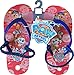Paw Patrol Toddler Boy's Flip Flop Thong Sandals-Red/Navy-Size M 7/8 (US)