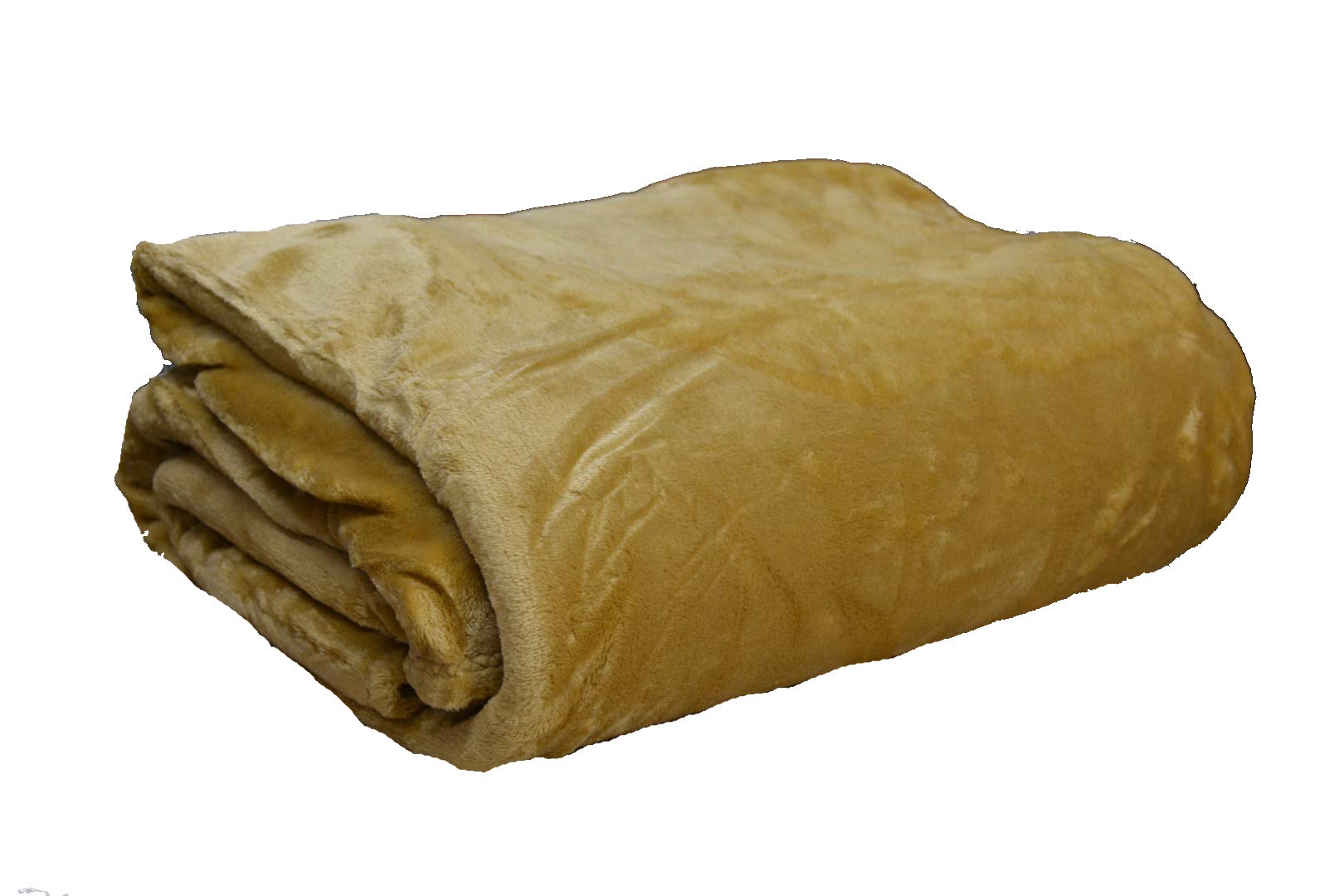 NG Distribution Deluxe faux fur soft Double King Throw Bed/sofa (Double 150 x 200, Mustard) โ image 1