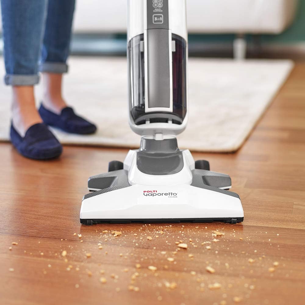 Polti Vaporetto 3 Clean, Steam Cleaner & Vacuum Cleaner with Hand Steam Cleaner, 3 in 1, 3 Steam Settings - Image 5