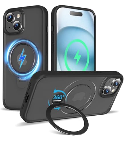 Chicfun 360 ° O-Ring MagStander per iPhone 15 Pro Case con supporto