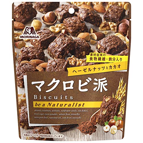 森永製菓 マクロビ派ビスケット ヘーゼルナッツとカカオ 100g×5個商品画像