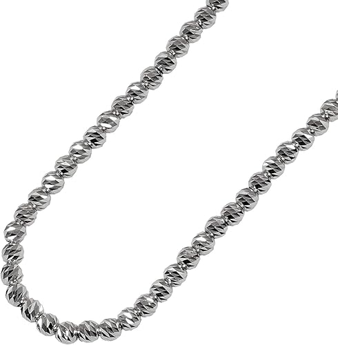 Amazon Pt850 3mm幅 45cm ダイヤカットミラーボール 15g前後 プラチナ ネックレスチェーン メンズ レディース 新品 Made In Japan ジュエリー 通販
