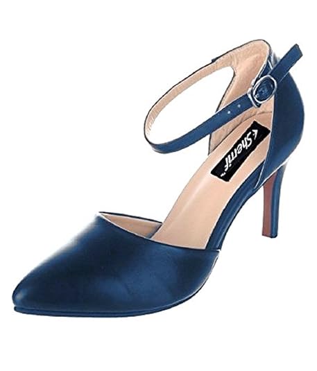 navy heels amazon