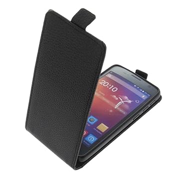 foto-kontor Tasche für Phicomm Energy M+ Smartphone Flipstyle Schutz Hülle schwarz